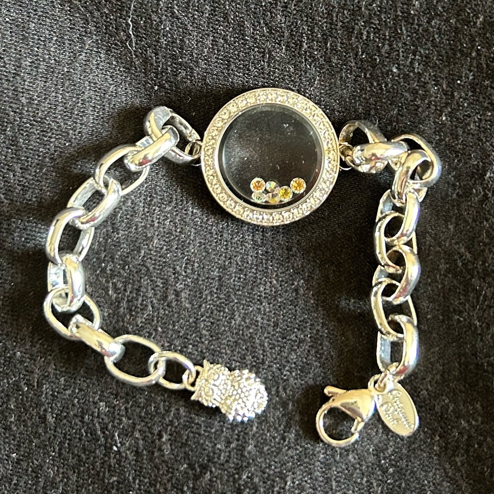 Origami Owl Bracelet with Stones